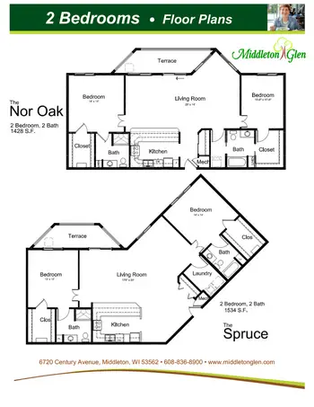 Floorplan of Middleton Glen, Assisted Living, Nursing Home, Independent Living, CCRC, Middleton, WI 10