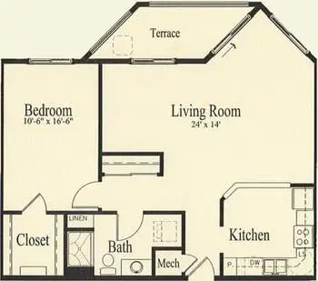 Floorplan of Middleton Glen, Assisted Living, Nursing Home, Independent Living, CCRC, Middleton, WI 1