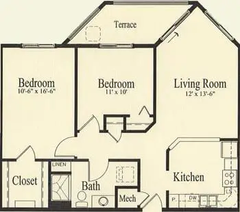 Floorplan of Middleton Glen, Assisted Living, Nursing Home, Independent Living, CCRC, Middleton, WI 2