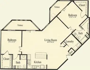 Floorplan of Middleton Glen, Assisted Living, Nursing Home, Independent Living, CCRC, Middleton, WI 12
