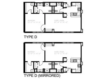 Floorplan of Capitol Lakes, Assisted Living, Nursing Home, Independent Living, CCRC, Madison, WI 6