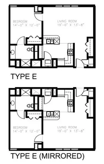 Floorplan of Capitol Lakes, Assisted Living, Nursing Home, Independent Living, CCRC, Madison, WI 7