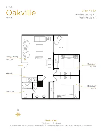 Floorplan of The Meadows of Napa Valley, Assisted Living, Nursing Home, Independent Living, CCRC, Napa, CA 7