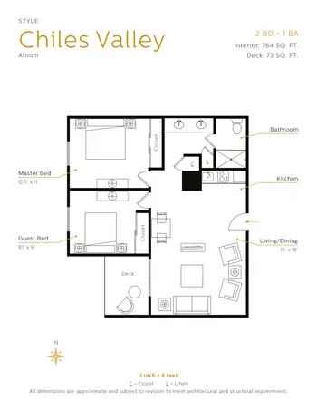 Floorplan of The Meadows of Napa Valley, Assisted Living, Nursing Home, Independent Living, CCRC, Napa, CA 8