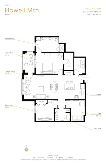 Floorplan of The Meadows of Napa Valley, Assisted Living, Nursing Home, Independent Living, CCRC, Napa, CA 16