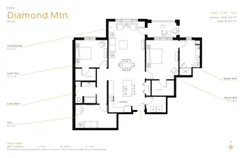 Floorplan of The Meadows of Napa Valley, Assisted Living, Nursing Home, Independent Living, CCRC, Napa, CA 17
