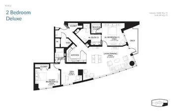 Floorplan of Mirabella Portland, Assisted Living, Nursing Home, Independent Living, CCRC, Portland, OR 8