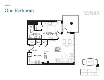 Floorplan of Mirabella Portland, Assisted Living, Nursing Home, Independent Living, CCRC, Portland, OR 9