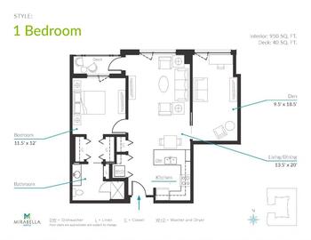 Floorplan of Mirabella Seattle, Assisted Living, Nursing Home, Independent Living, CCRC, Seattle, WA 7