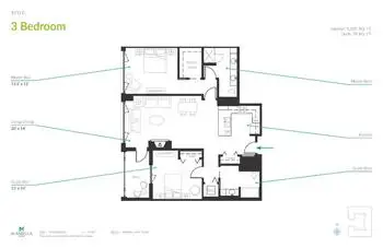 Floorplan of Mirabella Seattle, Assisted Living, Nursing Home, Independent Living, CCRC, Seattle, WA 9