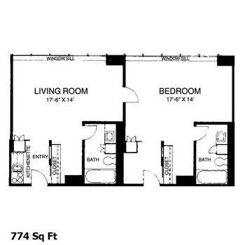 Floorplan of Rogue Valley Manor, Assisted Living, Nursing Home, Independent Living, CCRC, Medford, OR 1