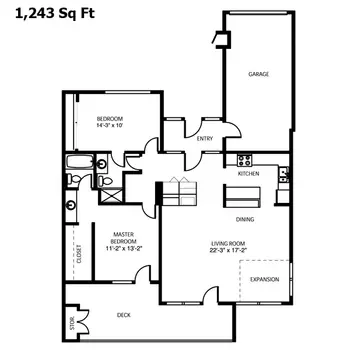 Floorplan of Rogue Valley Manor, Assisted Living, Nursing Home, Independent Living, CCRC, Medford, OR 5