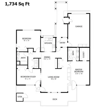 Floorplan of Rogue Valley Manor, Assisted Living, Nursing Home, Independent Living, CCRC, Medford, OR 6