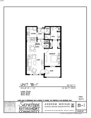 Floorplan of Saratoga Retirement Community, Assisted Living, Nursing Home, Independent Living, CCRC, Saratoga, CA 2