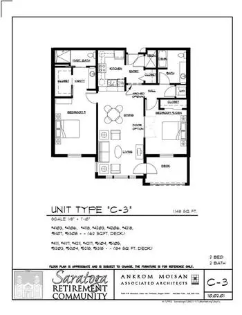 Floorplan of Saratoga Retirement Community, Assisted Living, Nursing Home, Independent Living, CCRC, Saratoga, CA 3