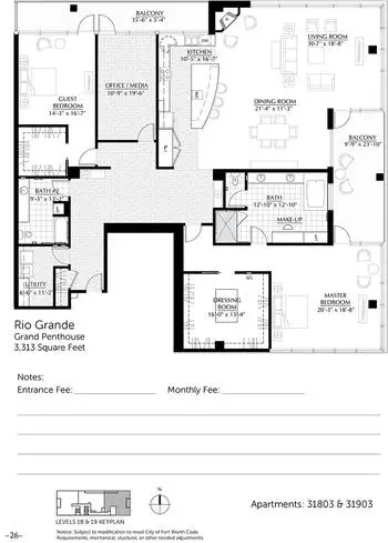 Floorplan of Trinity Terrace, Assisted Living, Nursing Home, Independent Living, CCRC, Fort Worth, TX 11