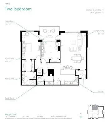 Floorplan of Trinity Terrace, Assisted Living, Nursing Home, Independent Living, CCRC, Fort Worth, TX 15