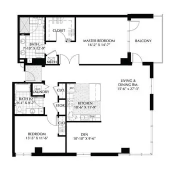 Floorplan of Trinity Terrace, Assisted Living, Nursing Home, Independent Living, CCRC, Fort Worth, TX 5