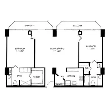 Floorplan of Trinity Terrace, Assisted Living, Nursing Home, Independent Living, CCRC, Fort Worth, TX 3