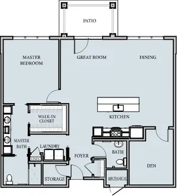 Floorplan of Patriots Colony, Assisted Living, Nursing Home, Independent Living, CCRC, Williamsburg, VA 3