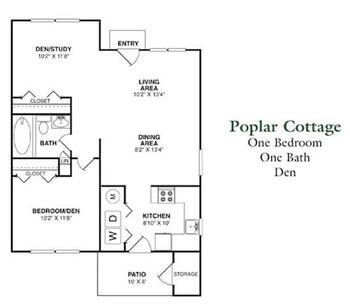 Floorplan of Warwick Forest, Assisted Living, Nursing Home, Independent Living, CCRC, Newport News, VA 3