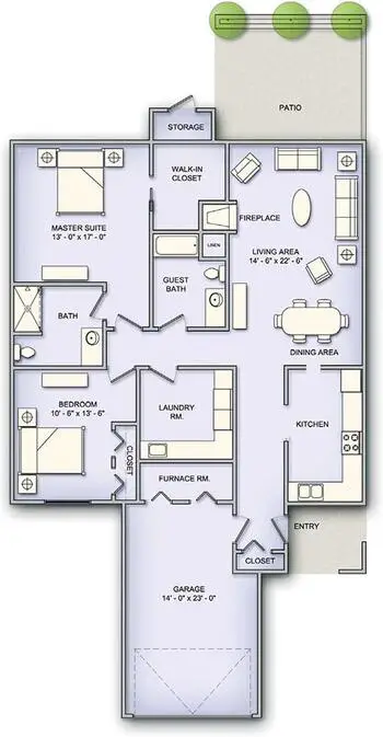Floorplan of Rockwood at Whitworth, Assisted Living, Nursing Home, Independent Living, CCRC, Spokane, WA 1