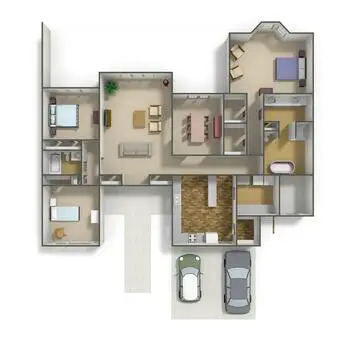 Floorplan of Martha Franks Retirement Community, Assisted Living, Nursing Home, Independent Living, CCRC, Laurens, SC 13