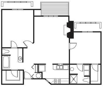 Floorplan of Evergreen Retirement Community, Assisted Living, Nursing Home, Independent Living, CCRC, Cincinnati, OH 2