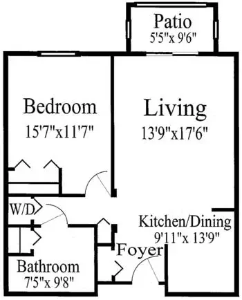 Floorplan of Fountain View Village, Assisted Living, Nursing Home, Independent Living, CCRC, Fountain Hills, AZ 5
