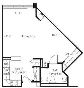 Floorplan of Lincolnwood Place, Assisted Living, Nursing Home, Independent Living, CCRC, Lincolnwood, IL 2