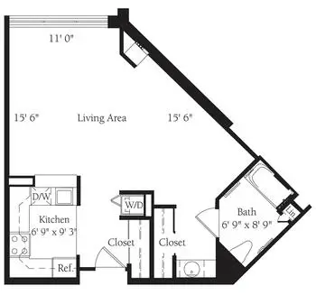 Floorplan of Lincolnwood Place, Assisted Living, Nursing Home, Independent Living, CCRC, Lincolnwood, IL 3