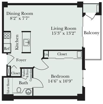 Floorplan of Seasons, Assisted Living, Nursing Home, Independent Living, CCRC, Cincinnati, OH 2