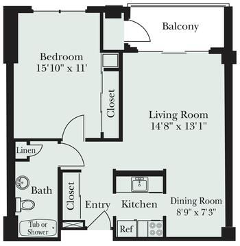 Floorplan of Seasons, Assisted Living, Nursing Home, Independent Living, CCRC, Cincinnati, OH 4