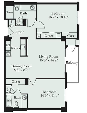 Floorplan of Seasons, Assisted Living, Nursing Home, Independent Living, CCRC, Cincinnati, OH 6