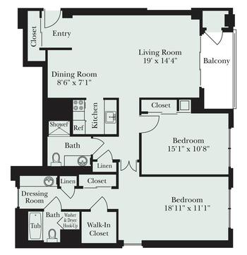 Floorplan of Seasons, Assisted Living, Nursing Home, Independent Living, CCRC, Cincinnati, OH 8