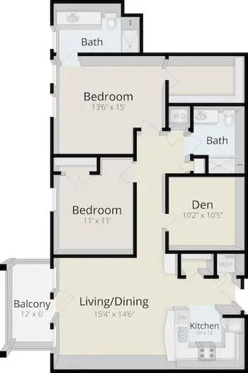 Floorplan of Simpson House, Assisted Living, Nursing Home, Independent Living, CCRC, Philadelphia, PA 3