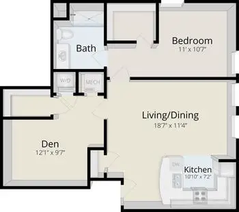 Floorplan of Simpson House, Assisted Living, Nursing Home, Independent Living, CCRC, Philadelphia, PA 8