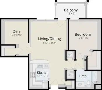 Floorplan of Simpson House, Assisted Living, Nursing Home, Independent Living, CCRC, Philadelphia, PA 9
