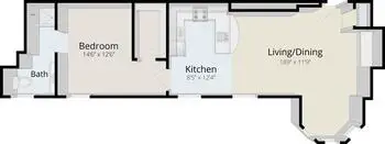 Floorplan of Simpson House, Assisted Living, Nursing Home, Independent Living, CCRC, Philadelphia, PA 16