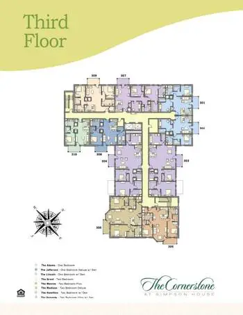 Campus Map of Simpson House, Assisted Living, Nursing Home, Independent Living, CCRC, Philadelphia, PA 4