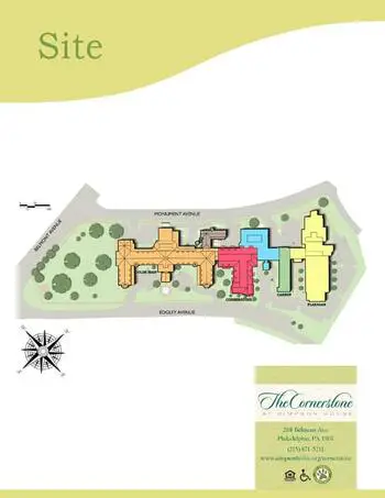 Campus Map of Simpson House, Assisted Living, Nursing Home, Independent Living, CCRC, Philadelphia, PA 5
