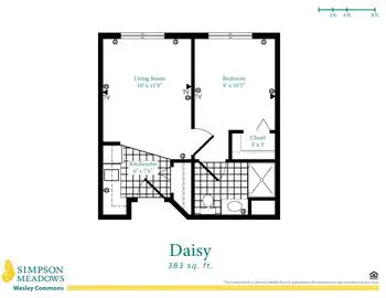 Floorplan of Simpson Meadows, Assisted Living, Nursing Home, Independent Living, CCRC, Downingtown, PA 14