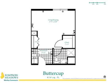 Floorplan of Simpson Meadows, Assisted Living, Nursing Home, Independent Living, CCRC, Downingtown, PA 7