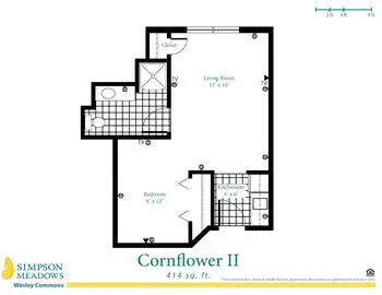 Floorplan of Simpson Meadows, Assisted Living, Nursing Home, Independent Living, CCRC, Downingtown, PA 12