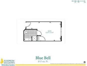 Floorplan of Simpson Meadows, Assisted Living, Nursing Home, Independent Living, CCRC, Downingtown, PA 2