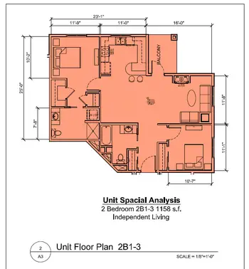 Floorplan of WyndStone, Assisted Living, Nursing Home, Independent Living, CCRC, Billings, MT 1