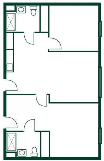Floorplan of Arrowood at Southwestern, Assisted Living, Nursing Home, Independent Living, CCRC, Pittsburgh , PA 2