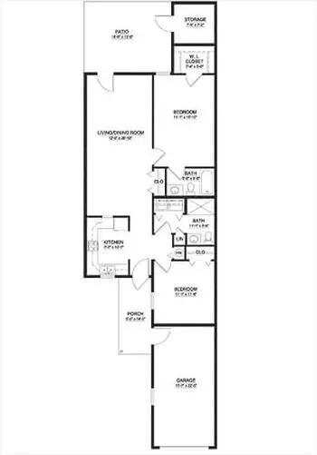 Floorplan of The Village at Utz Terrace, Assisted Living, Nursing Home, Independent Living, CCRC, Hanover, PA 1