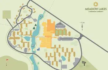Campus Map of Meadow Lakes, Assisted Living, Nursing Home, Independent Living, CCRC, East Windsor, NJ 2