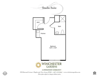 Floorplan of Winchester Gardens, Assisted Living, Nursing Home, Independent Living, CCRC, Maplewood, NJ 3